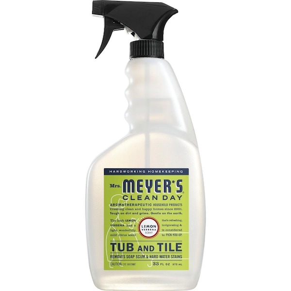 Mrs. Meyers Clean Day Mrs. Meyer's Clean Day 33 Oz. Lemon Verbena Tub & Tile Bathroom Cleaner 12168 - main